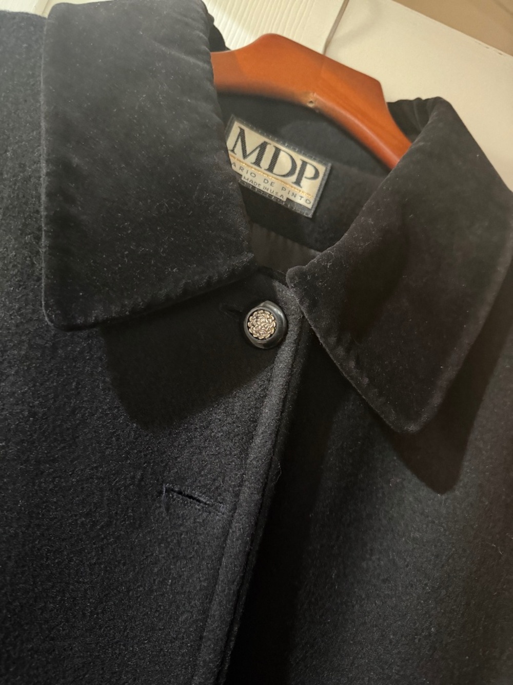 Wool & Velvet Coat
